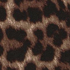 Cotton Mid-Rise Lace Trim Thong Panty, ON THE PROWL LEOPARD BROWN, swatch