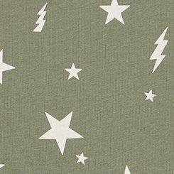 Cotton Mid-Rise Boyshort Panty, FLASH STARS OLIVE, swatch
