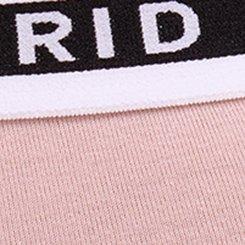 Cotton Mid-Rise Logo Brief Panty, ROSE DUST, swatch