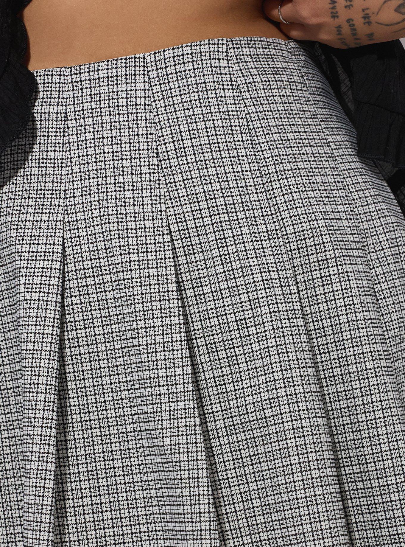 LoveSick Pleated Mini Skort, LOVESICK DELICATE PLAID, alternate