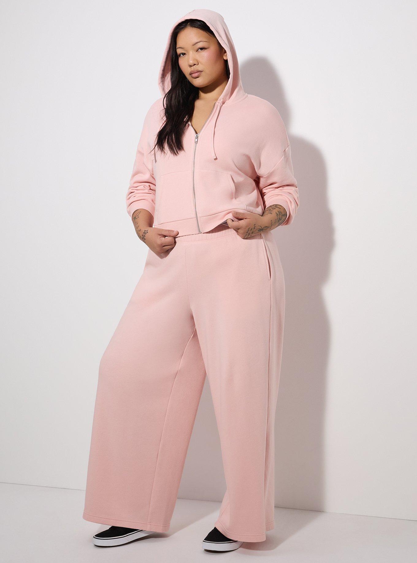 LoveSick Cropped Zip Up Hoodie, SILVER PINK, alternate