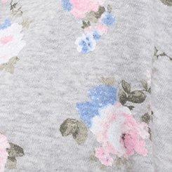 LoveSick Cropped Zip Up Hoodie, MANSFIELD ROSE PALE BLUE GREY, swatch