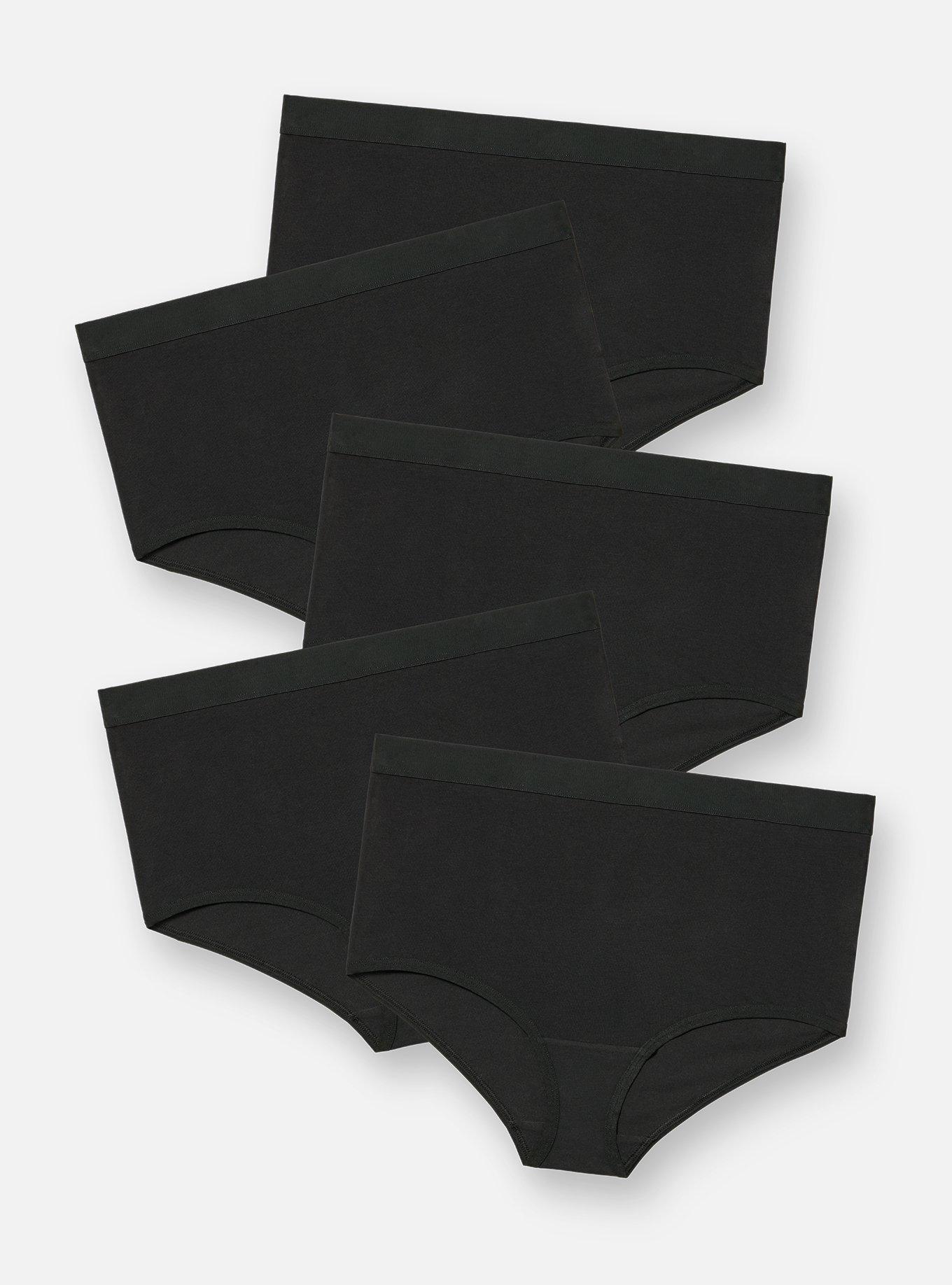 5-Pack Cotton Mid-Rise Brief Panty, MULTI, hi-res