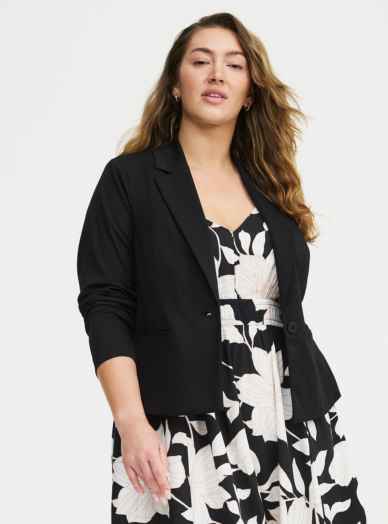 Plus Size - Hipster Challis Blazer - Torrid