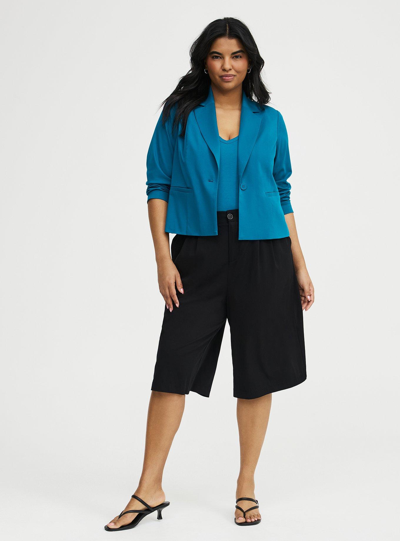 Hipster Challis Blazer, OCEAN DEPTHS, alternate