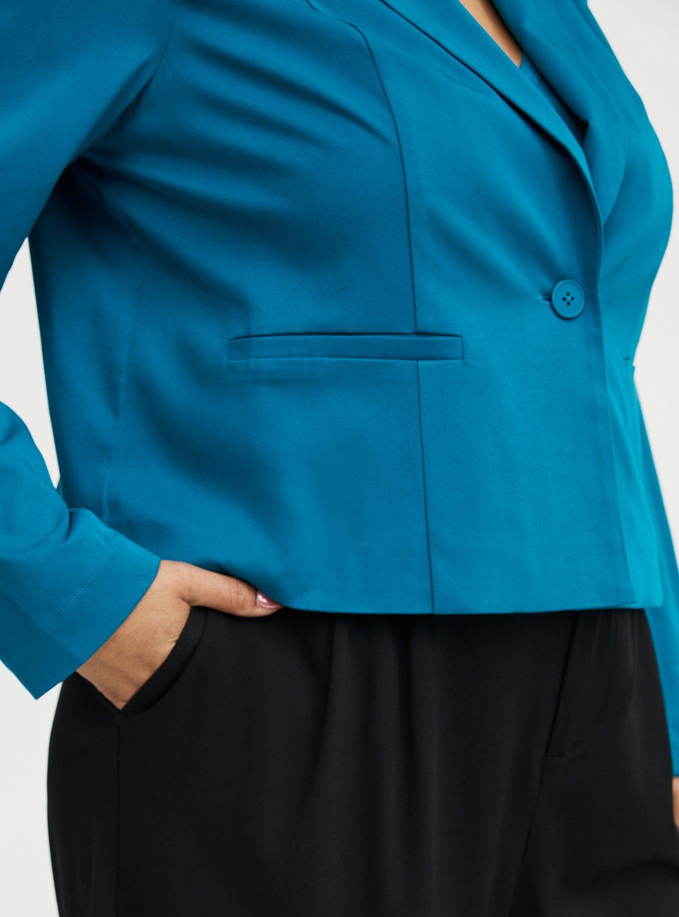 Hipster Challis Blazer, OCEAN DEPTHS, alternate