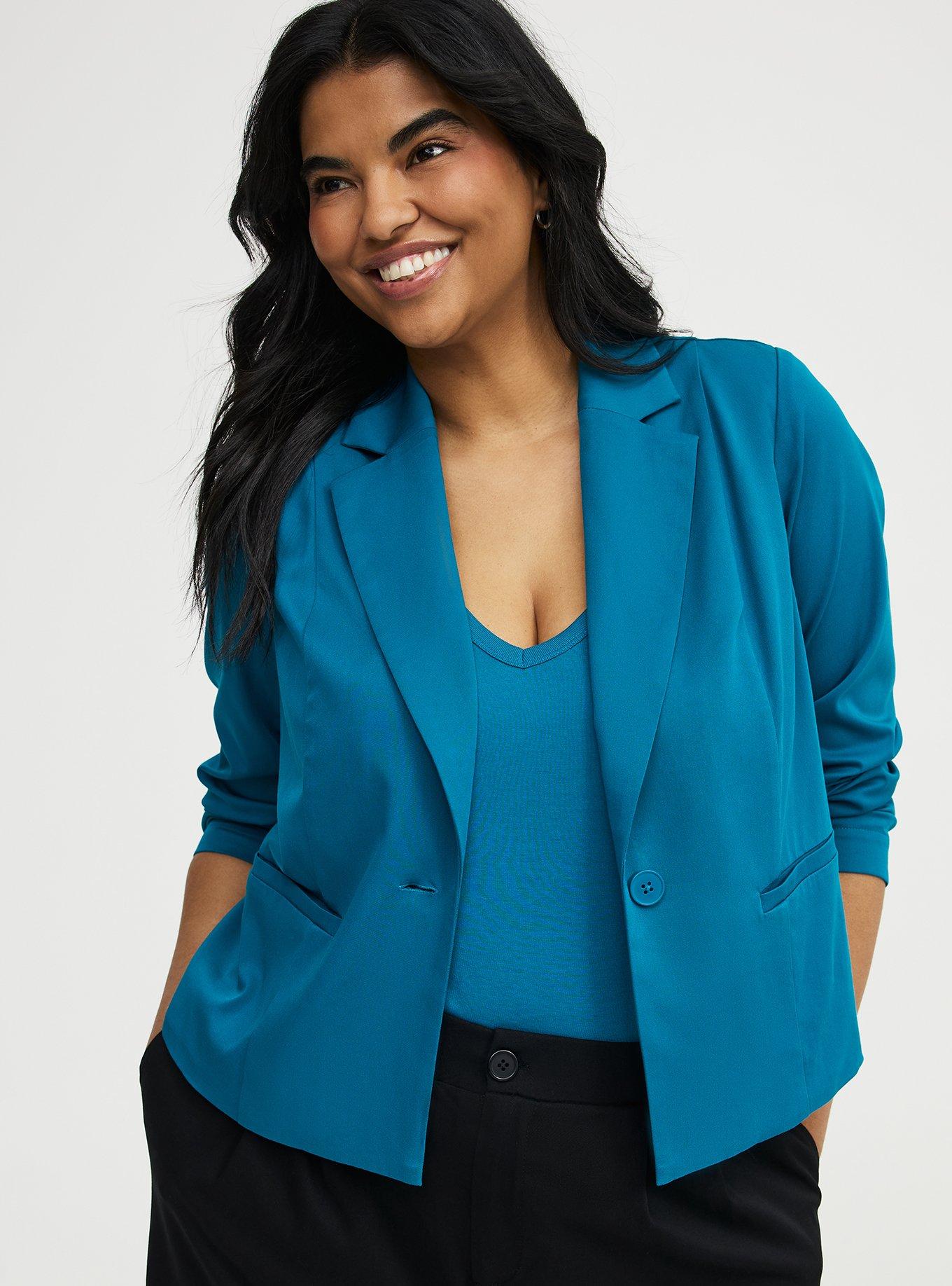 Hipster Challis Blazer, OCEAN DEPTHS, alternate