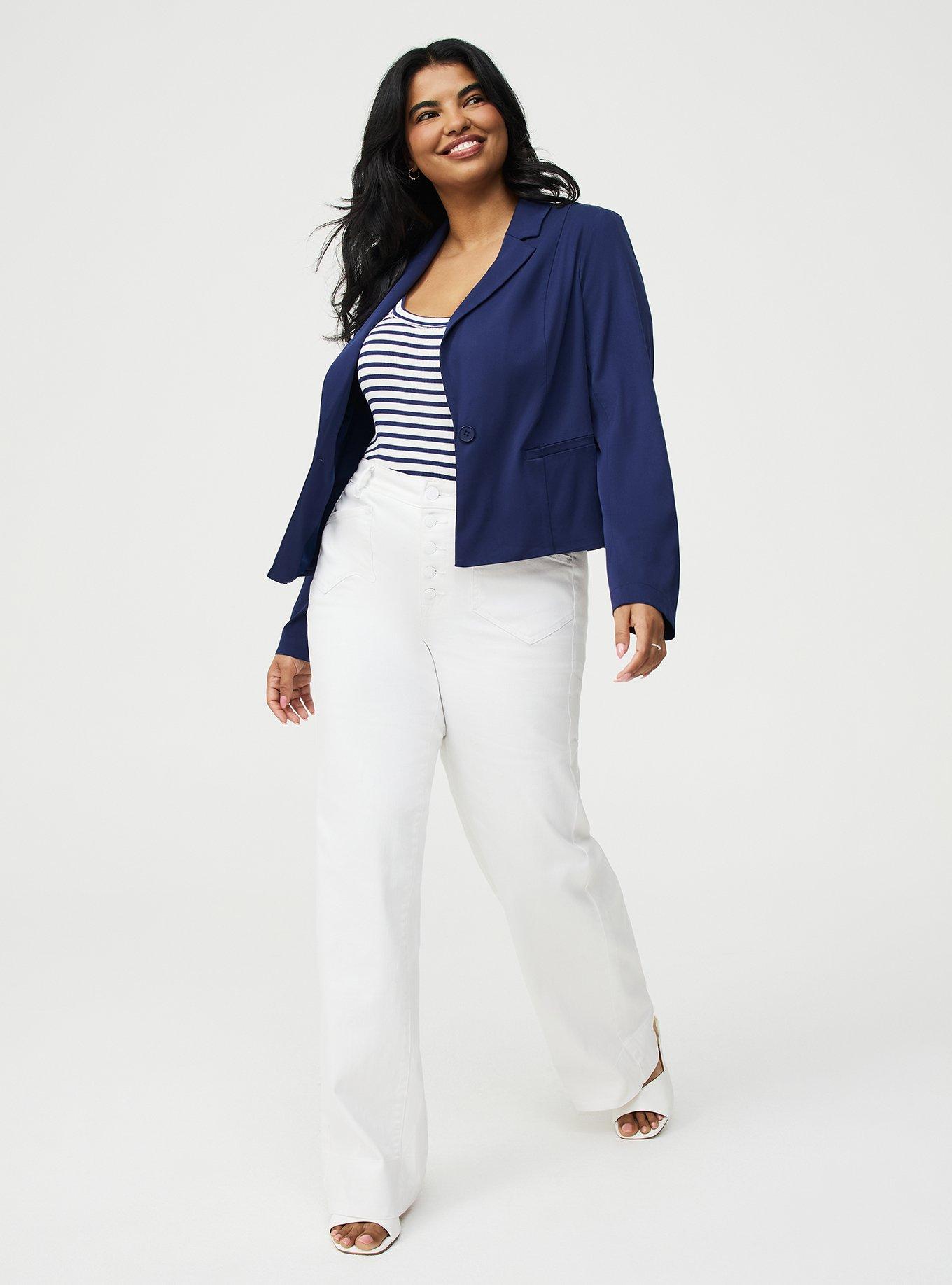 Hipster Challis Blazer, MEDIEVAL BLUE, hi-res