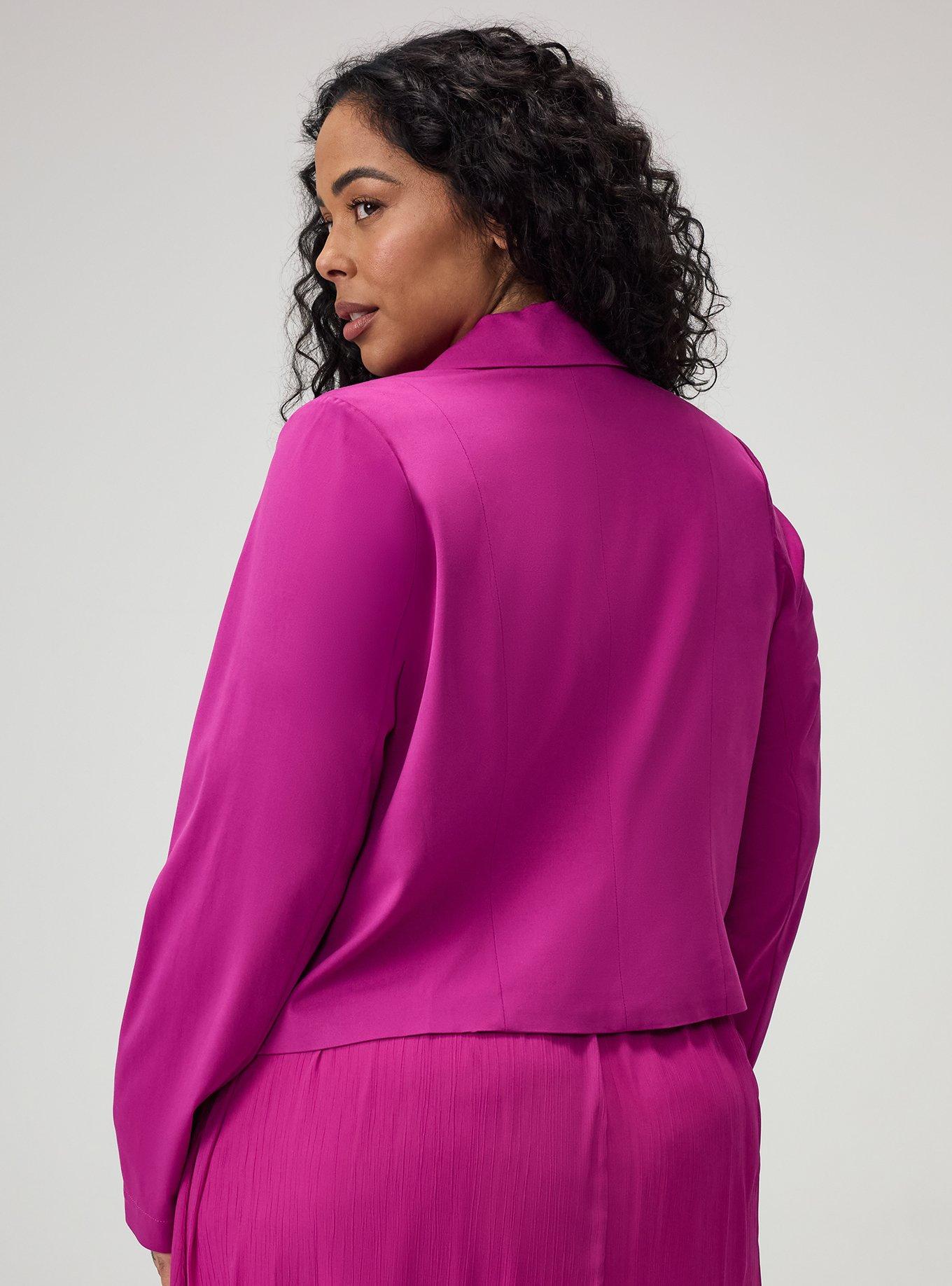 Hipster Challis Blazer, WILD ASTER, alternate