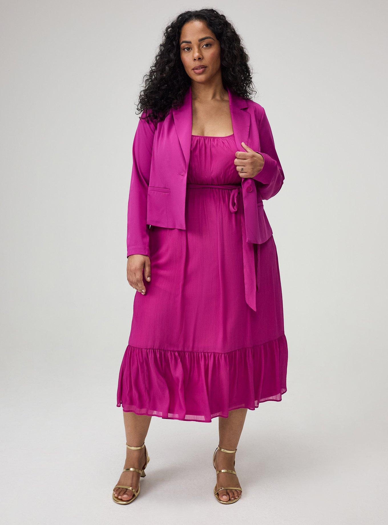 Hipster Challis Blazer, WILD ASTER, alternate