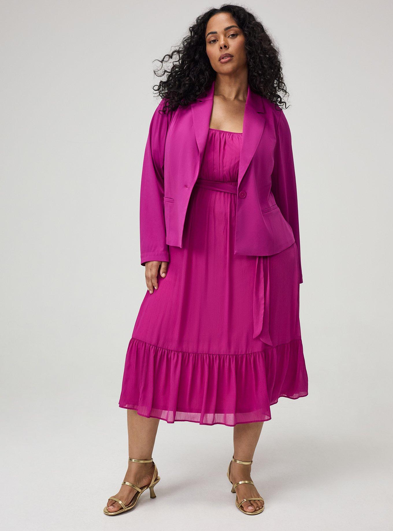 Hipster Challis Blazer, WILD ASTER, hi-res
