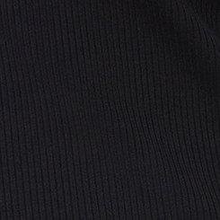 LoveSick Ruched Front Short Sleeve Top, DEEP BLACK, swatch