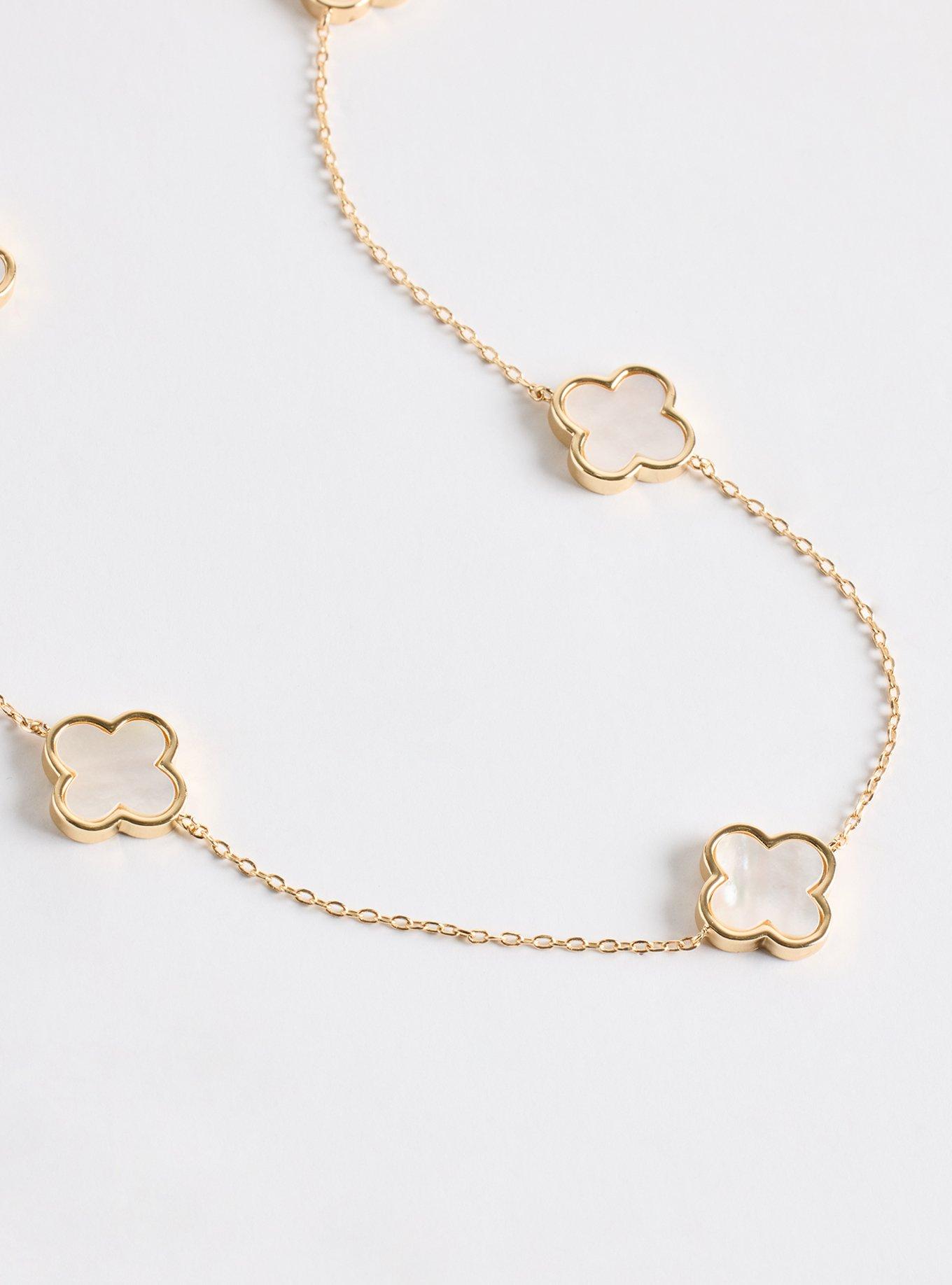 Clover Station Necklace