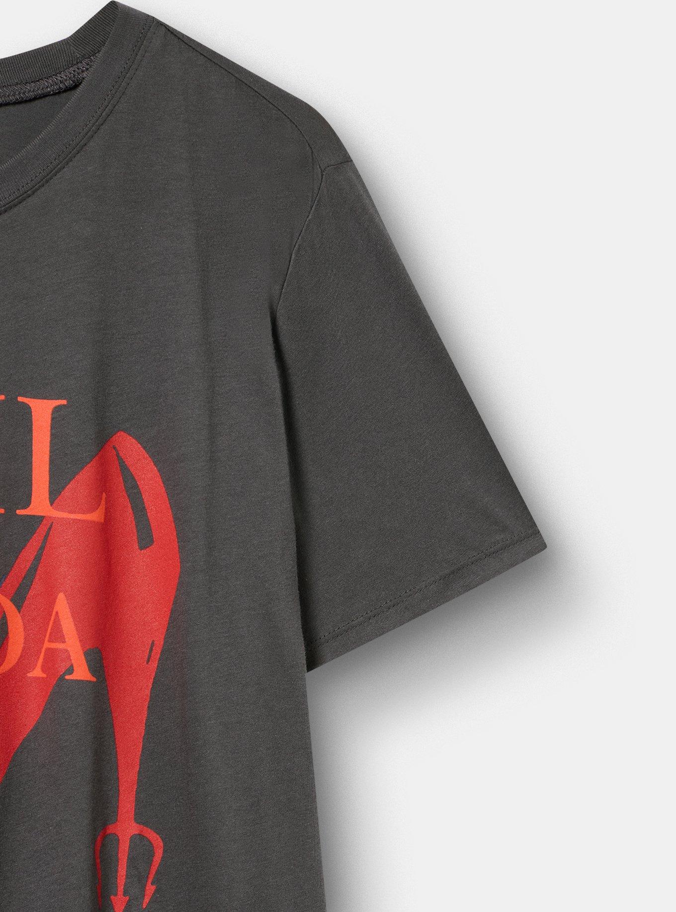 The Devil Wears Prada Cotton Crew Tee, THE DEVIL WEARS PRADA RED HEEL VINTAGE BLACK, alternate