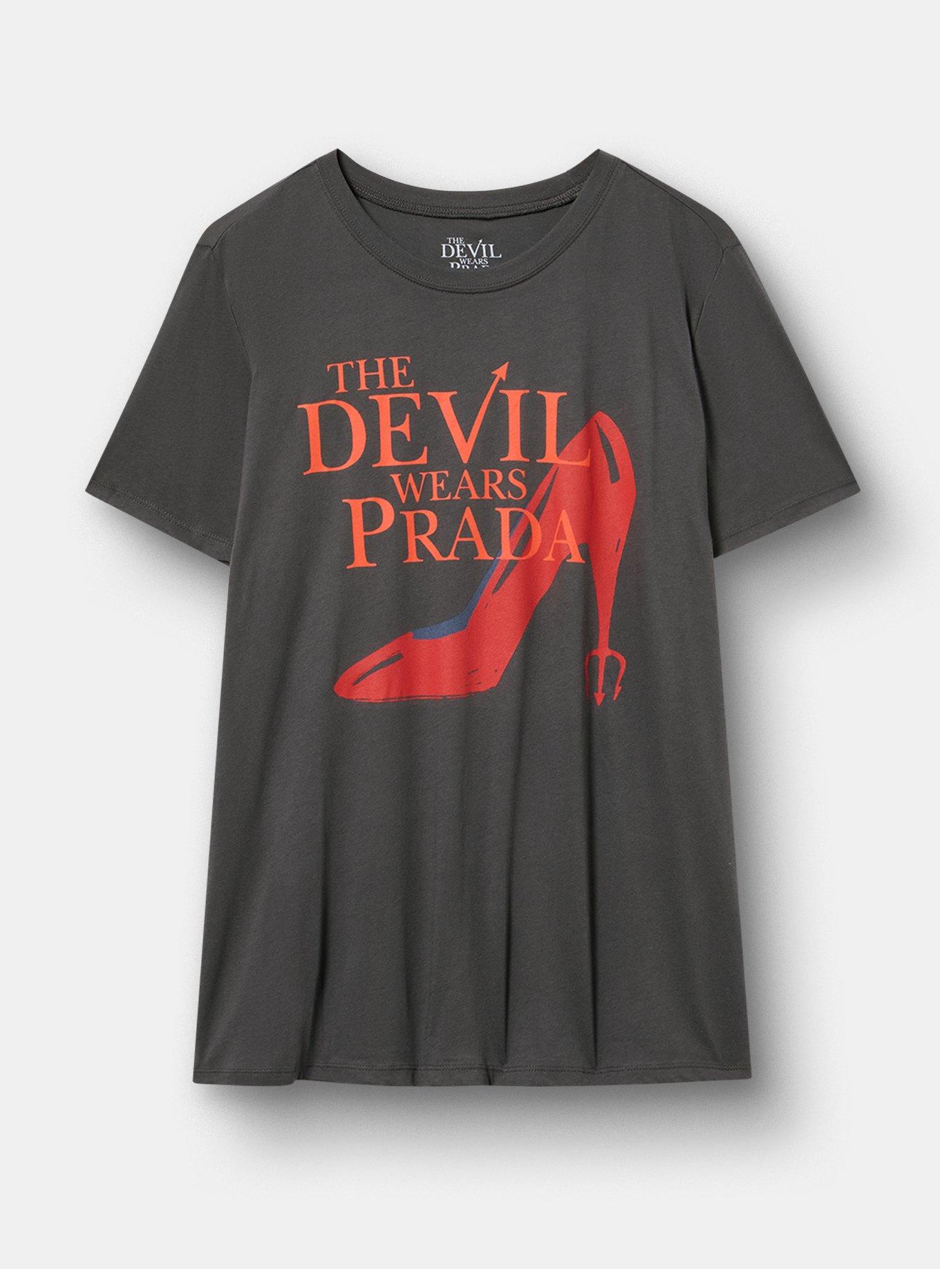 The Devil Wears Prada Cotton Crew Tee, THE DEVIL WEARS PRADA RED HEEL VINTAGE BLACK, hi-res