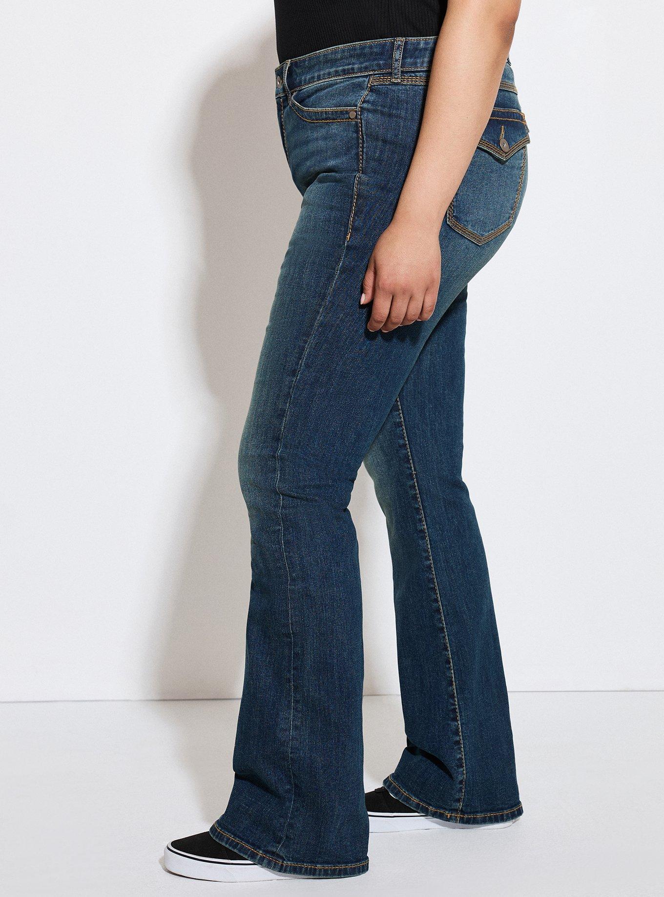 Plus Size - LoveSick Y2K Low-Rise Boot Jean - Torrid