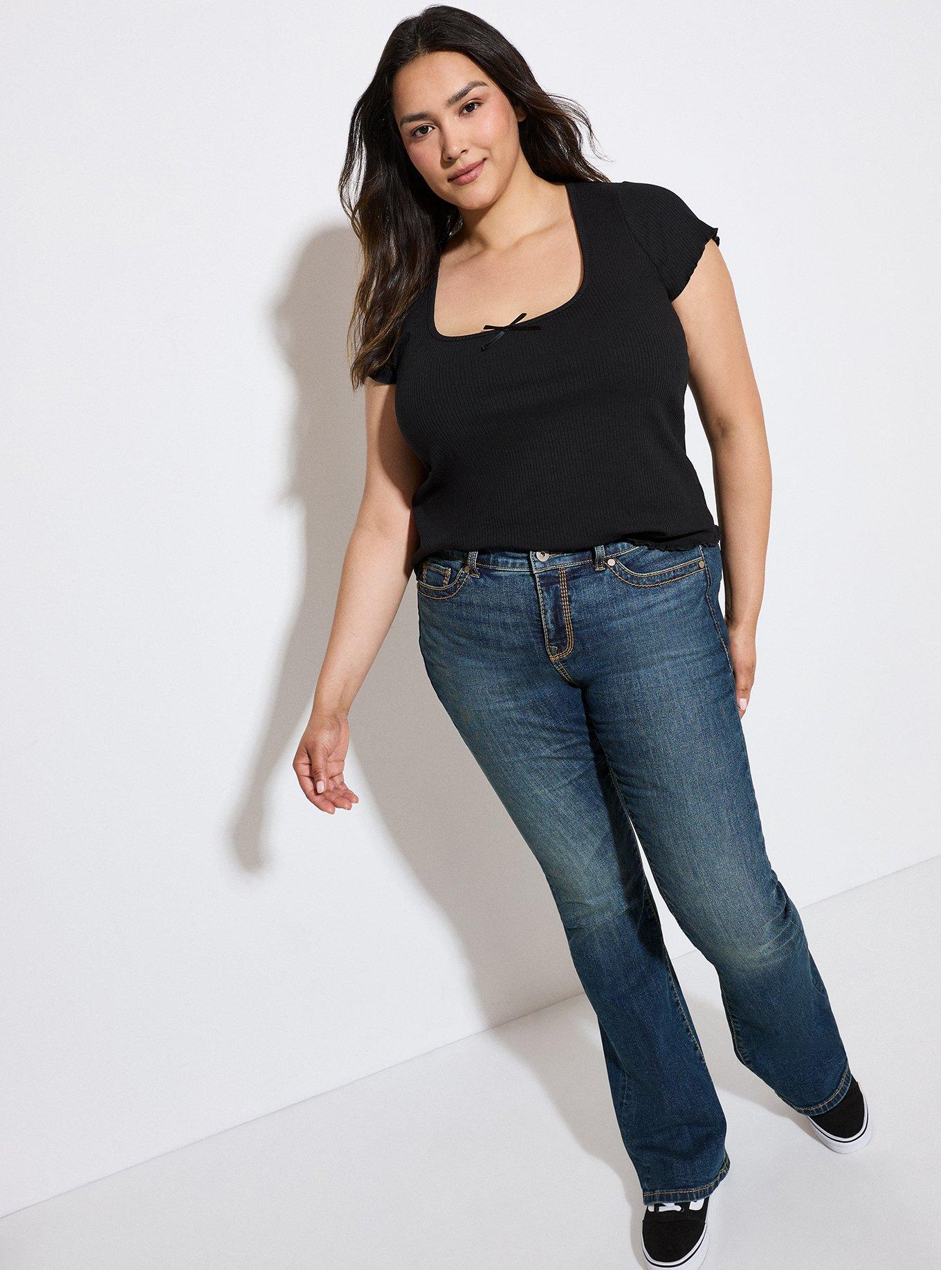 LoveSick Y2K Low-Rise Boot Jean, SHOOK, alternate