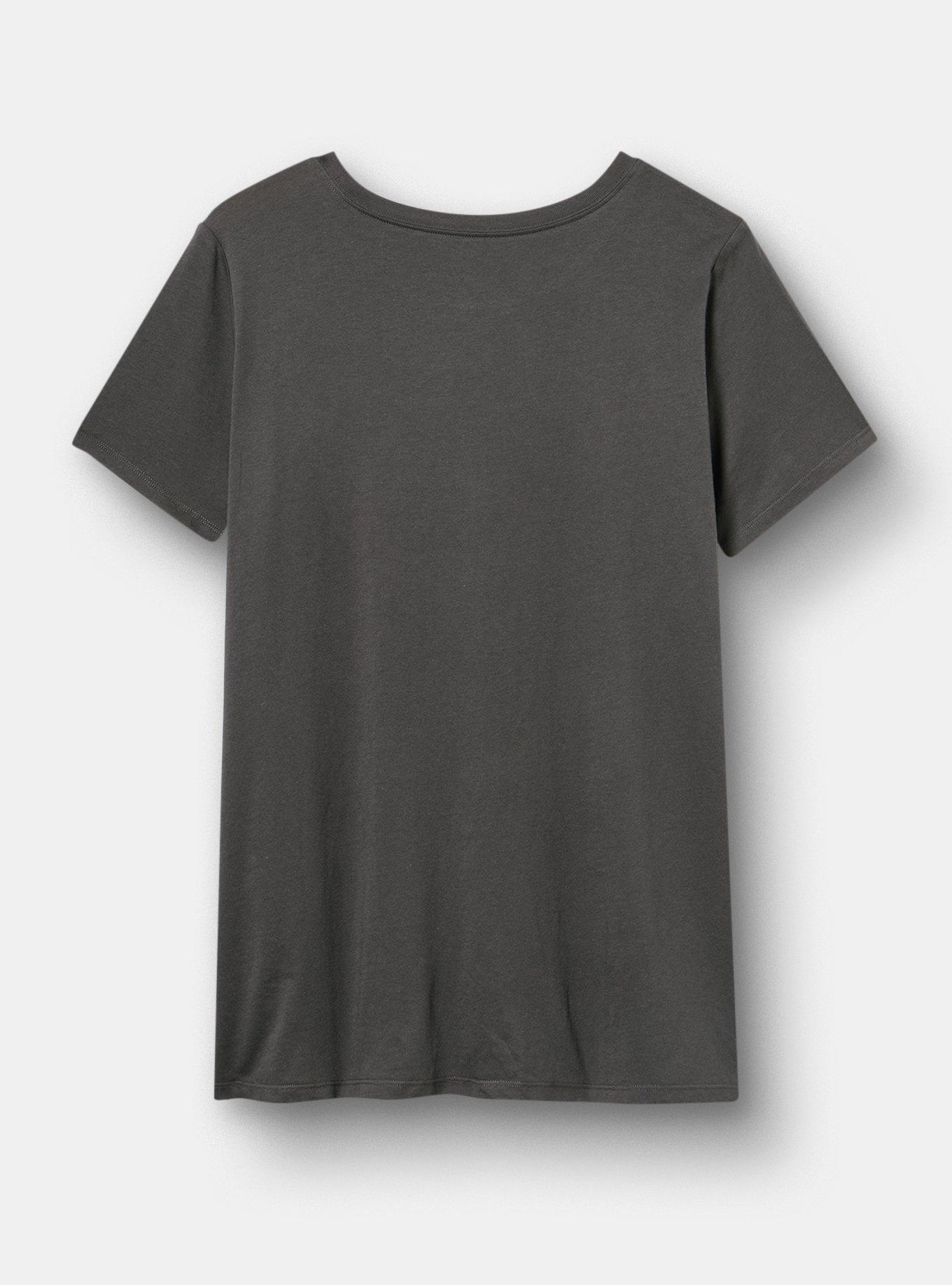 K-Pop Demon Hunters Classic Cotton Tee, HUNTRX KPOP VINTAGE BLACK, alternate