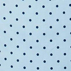 Retro Chic Sweetheart Puff Sleeve Top, MIDNIGHT DOTS BLUE, swatch