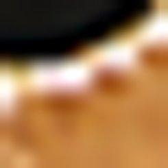 Delicate Layered Clover Necklace, BLACK, swatch