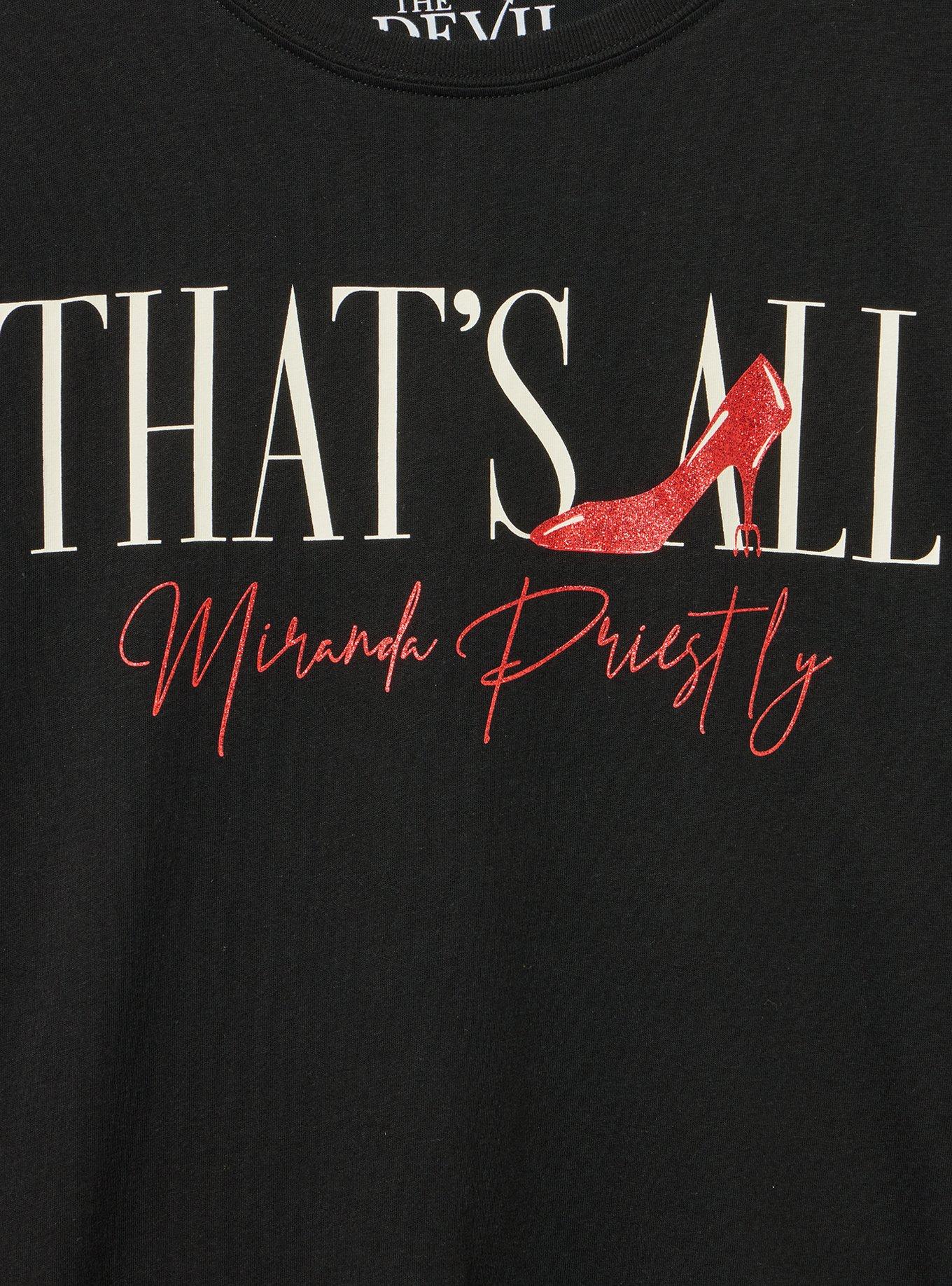 The Devil Wears Prada Classic Cotton Jersey Tee, THATS ALL TDWP DEEP BLACK, alternate