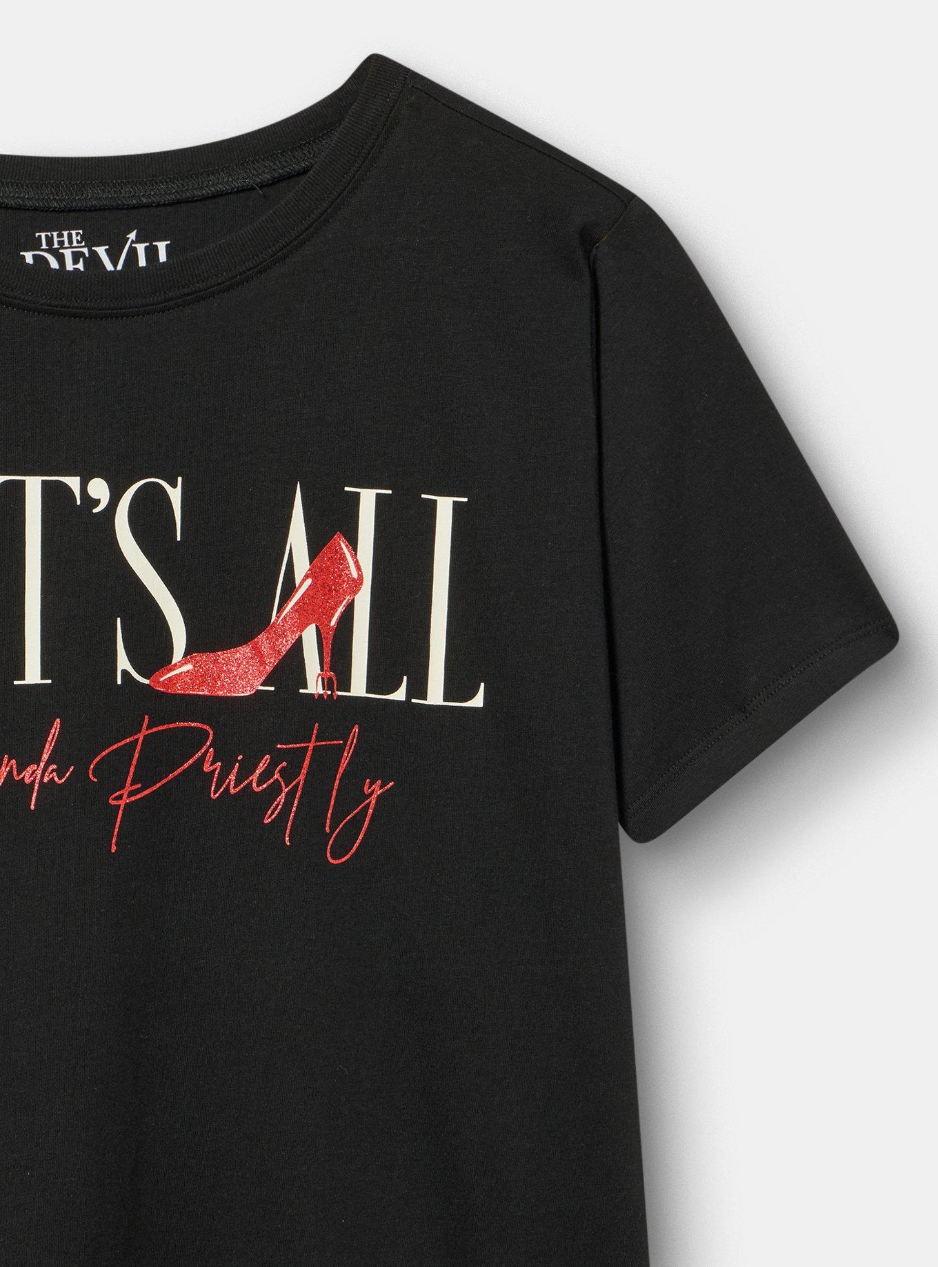 The Devil Wears Prada Classic Cotton Jersey Tee, THATS ALL TDWP DEEP BLACK, alternate