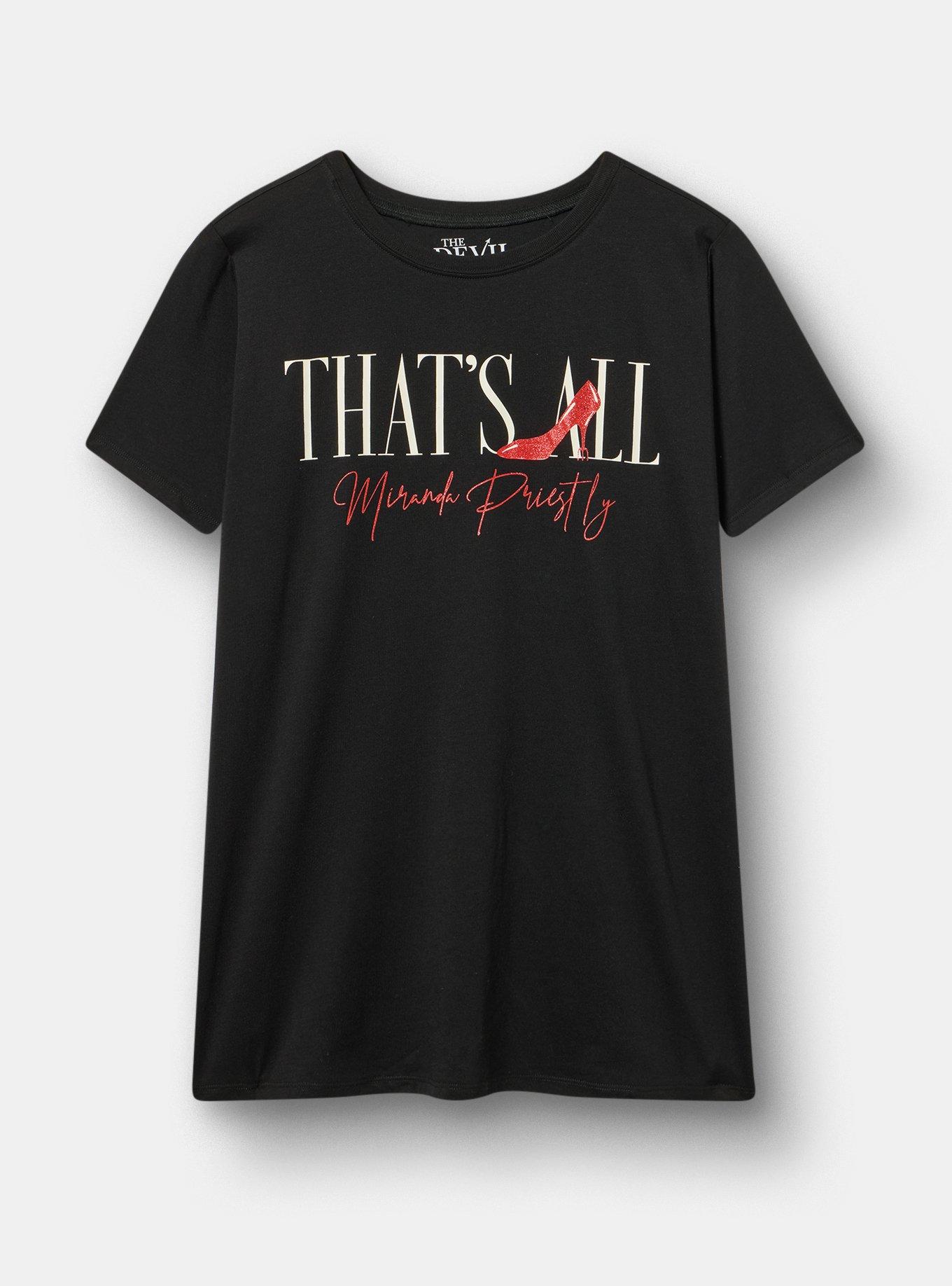 THE DEVIL WEARS PRADA Tシャツ ブラック M THE DEVIL WEARS PRADA Black Logo T-Shirt – West End Merchandise