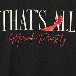 The Devil Wears Prada Classic Cotton Jersey Tee, THATS ALL TDWP DEEP BLACK, swatch