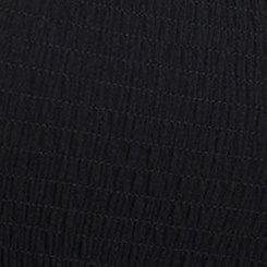 Basque Waist Flutter Sleeve Maxi Dress, DEEP BLACK, swatch