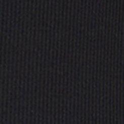 Cotton Modal Rib Crochet Strap Tank, DEEP BLACK, swatch