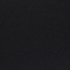 Cotton Modal Rib Notch Scoop Tank, DEEP BLACK, swatch