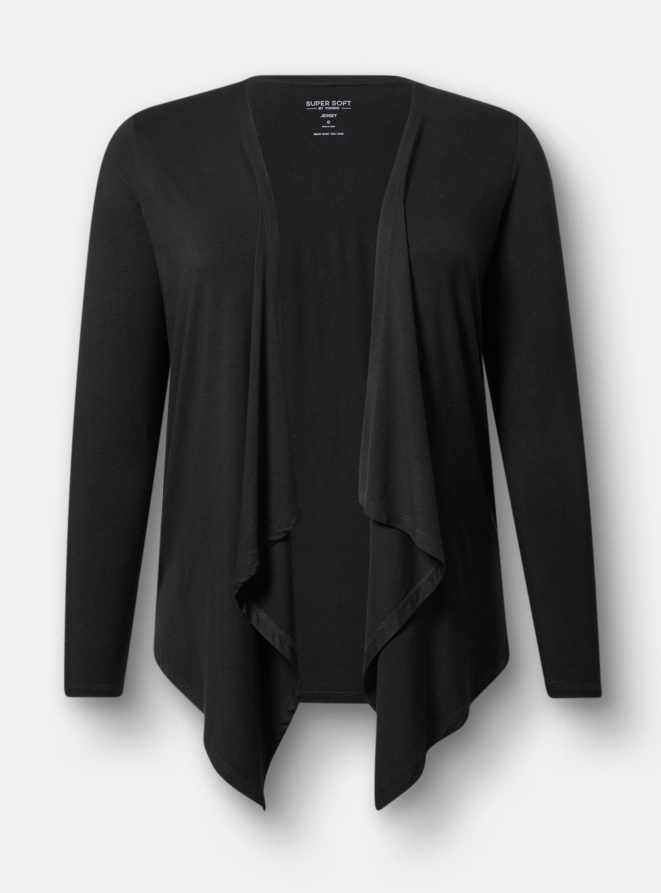 Plus Size - Super Soft Drape Front Cardigan - Torrid