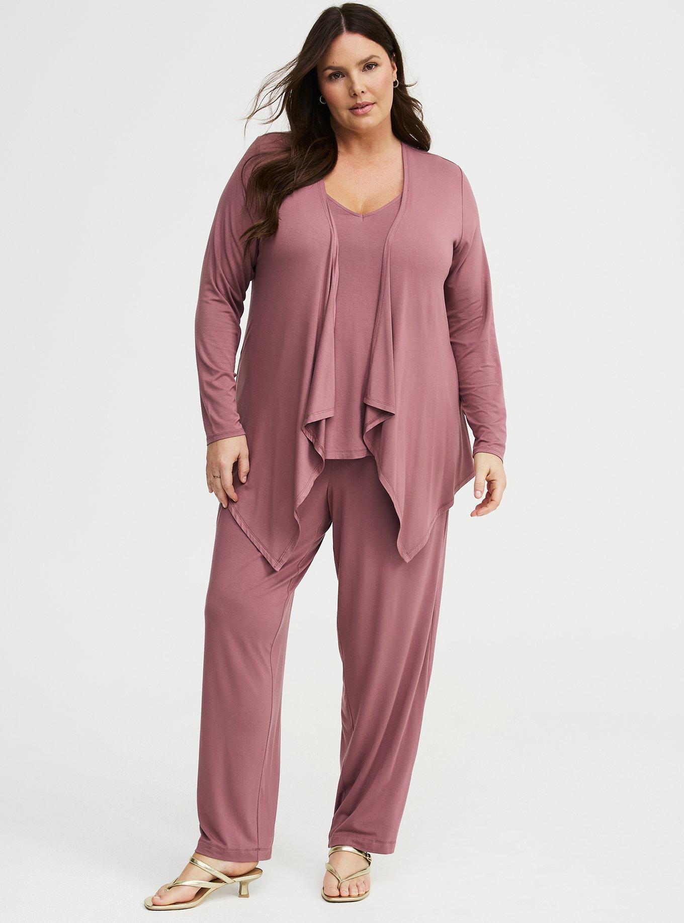 Super Soft Drape Front Cardigan, ROSE TAUPE, alternate