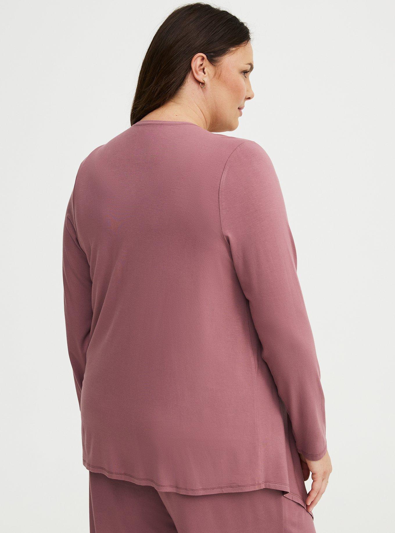 Super Soft Drape Front Cardigan, ROSE TAUPE, alternate