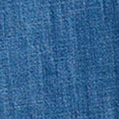 High-Rise Wide-Leg Lightweight Denim Trouser, MEDIUM WASH DENIM, swatch