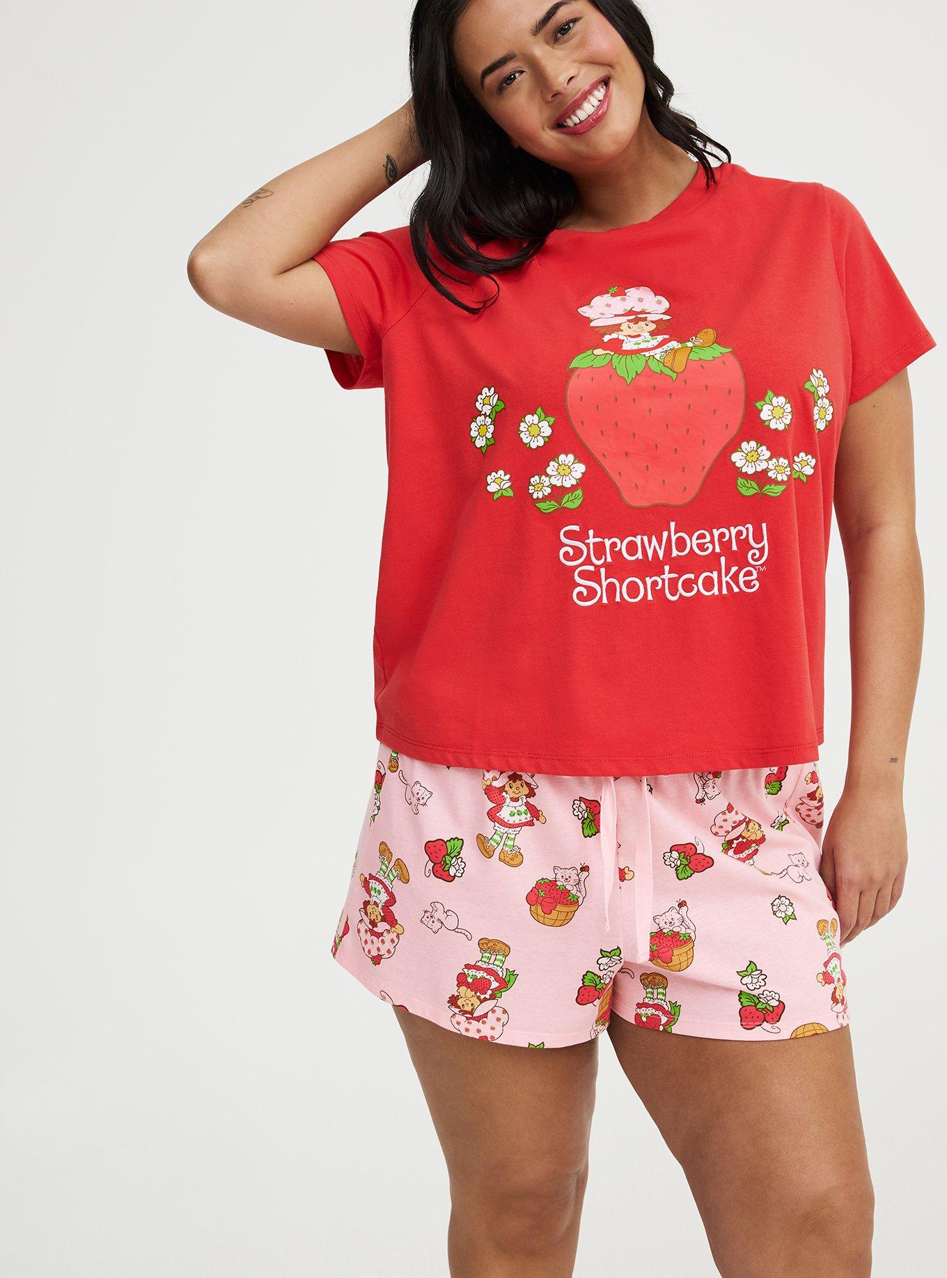 Strawberry Shortcake Lounge Top, STRAWBERRY SHORTCAKE ICON RUBICONDO, hi-res