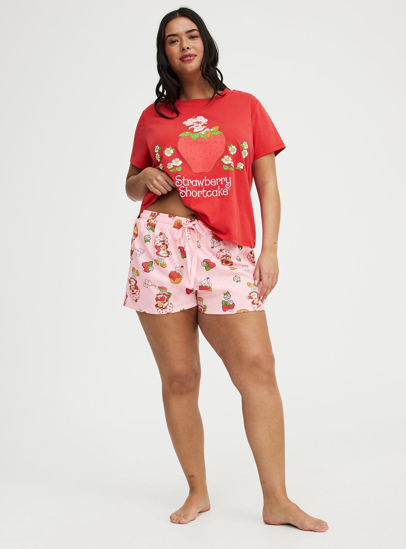 Strawberry Shortcake Lounge Short, STRAWBERRY SHORTCAKE RUBICONDO HODGE PODGE, hi-res