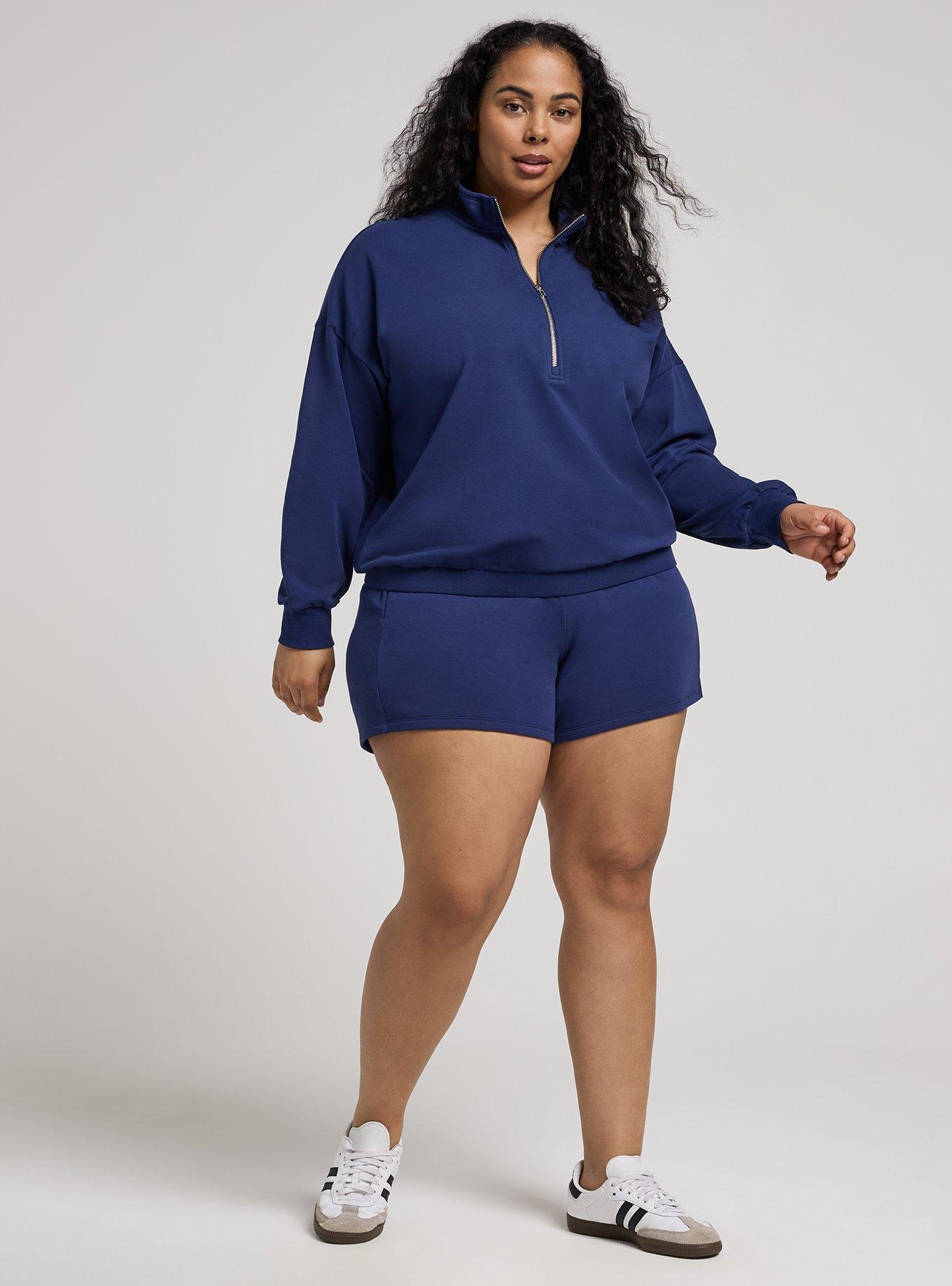 TRU Light Weight Everyday Fleece Half-Zip Pullover, MEDIEVAL BLUE, alternate