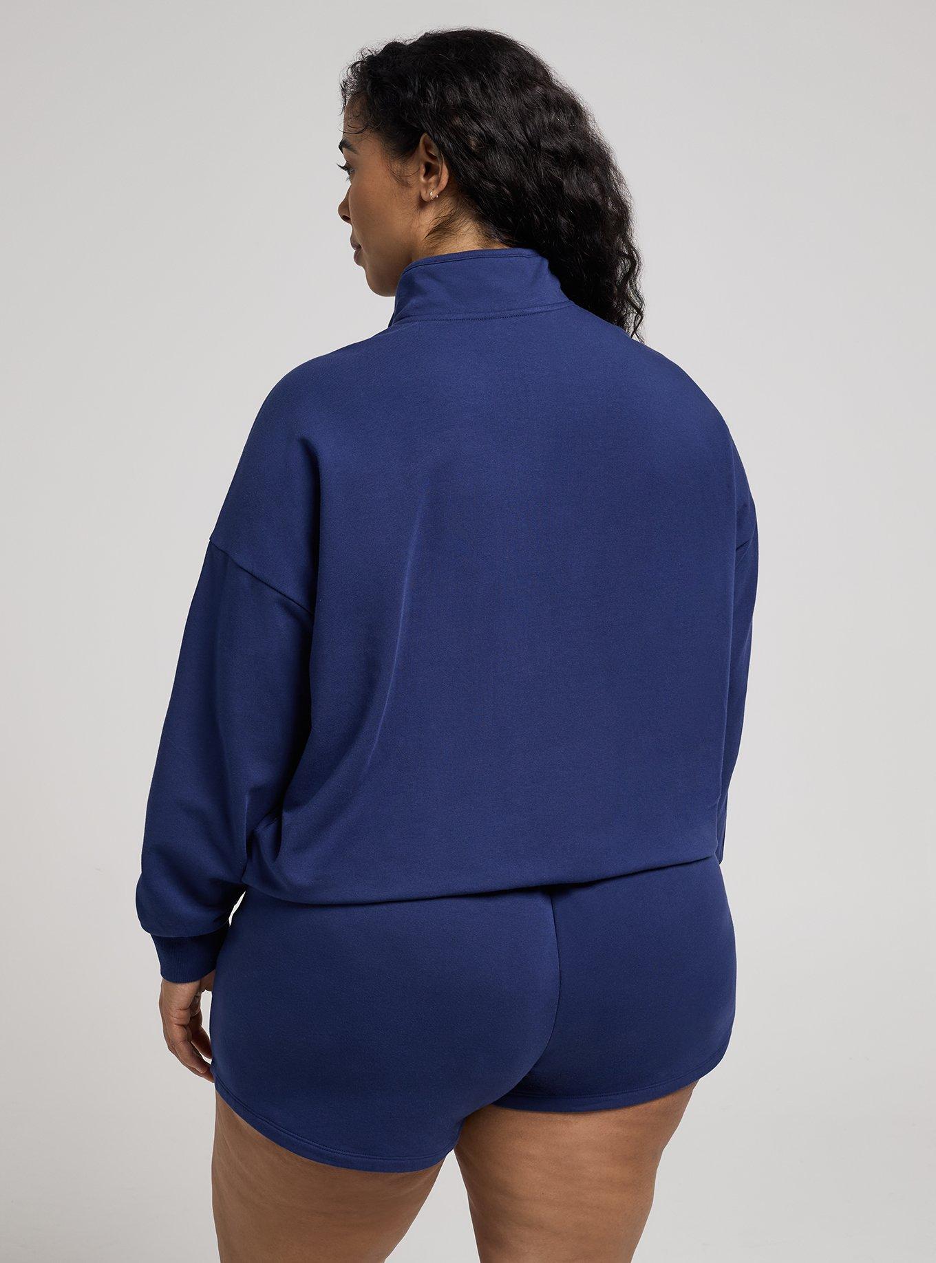 TRU Light Weight Everyday Fleece Half-Zip Pullover, MEDIEVAL BLUE, alternate