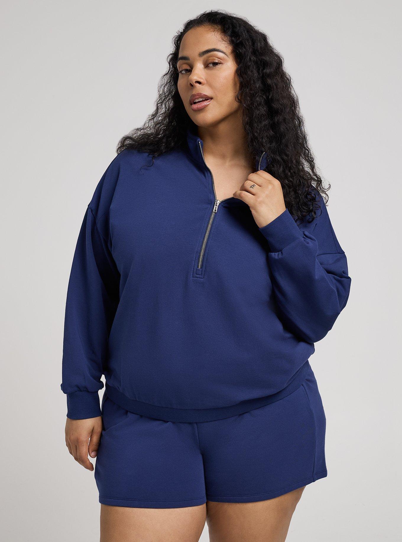 TRU Light Weight Everyday Fleece Half-Zip Pullover, MEDIEVAL BLUE, hi-res