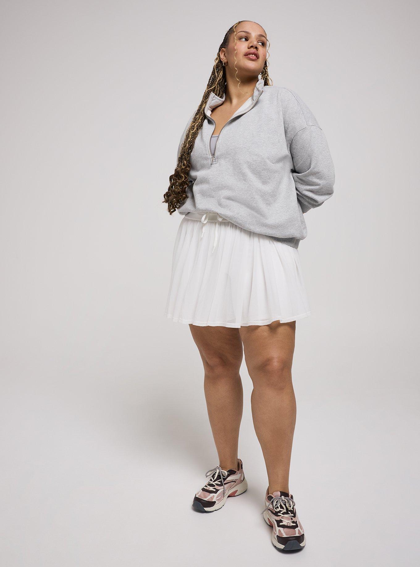 TRU Light Weight Everyday Fleece Half-Zip Pullover, LIGHTEST HEATHER GREY, alternate