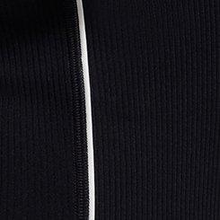 TRU Performance Rib 7'' Active Bike Short With Piping, DEEP BLACK, swatch