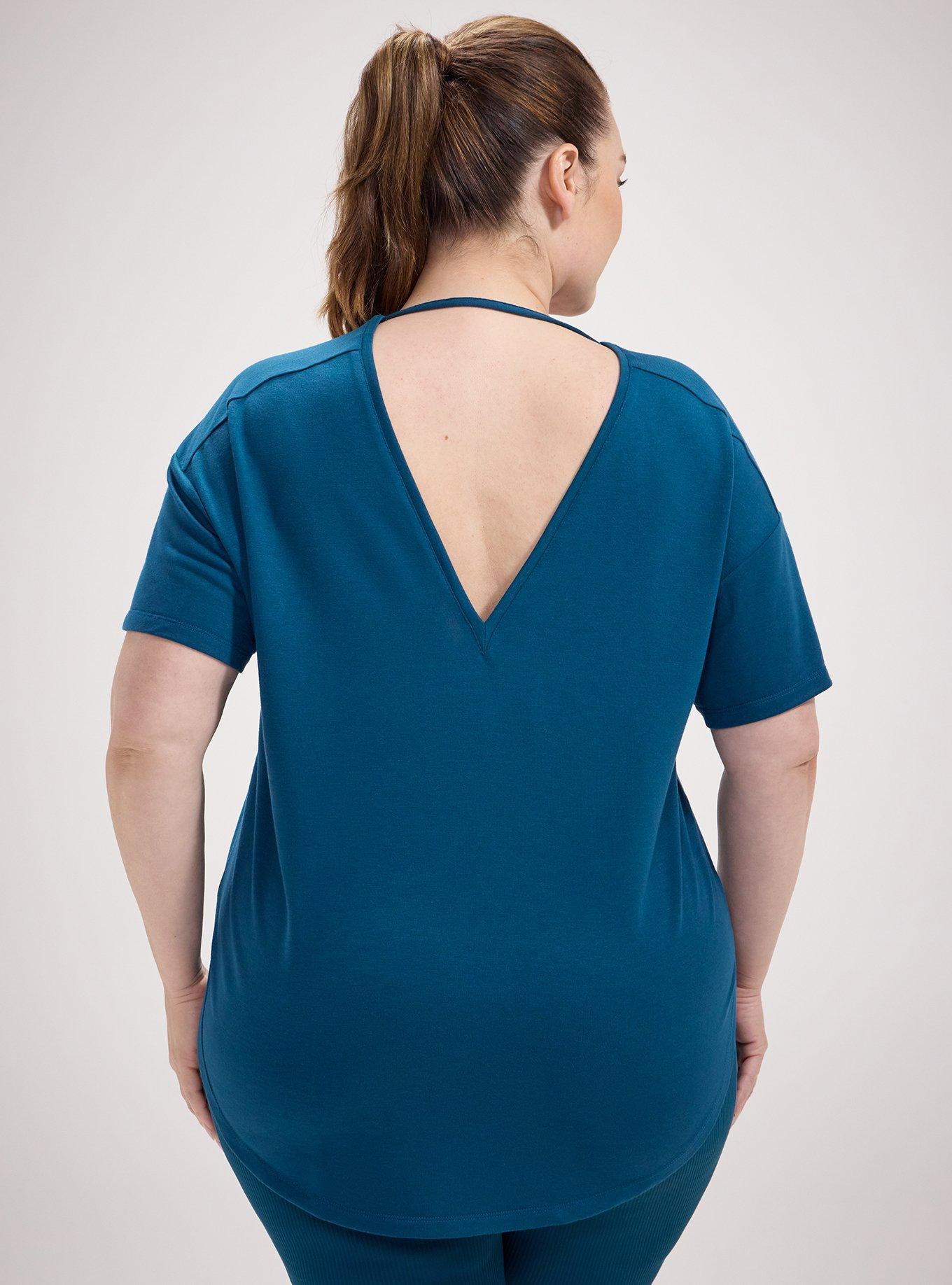 TRU Lightweight French Terry Active Tunic Tee, LEGION BLUE, alternate