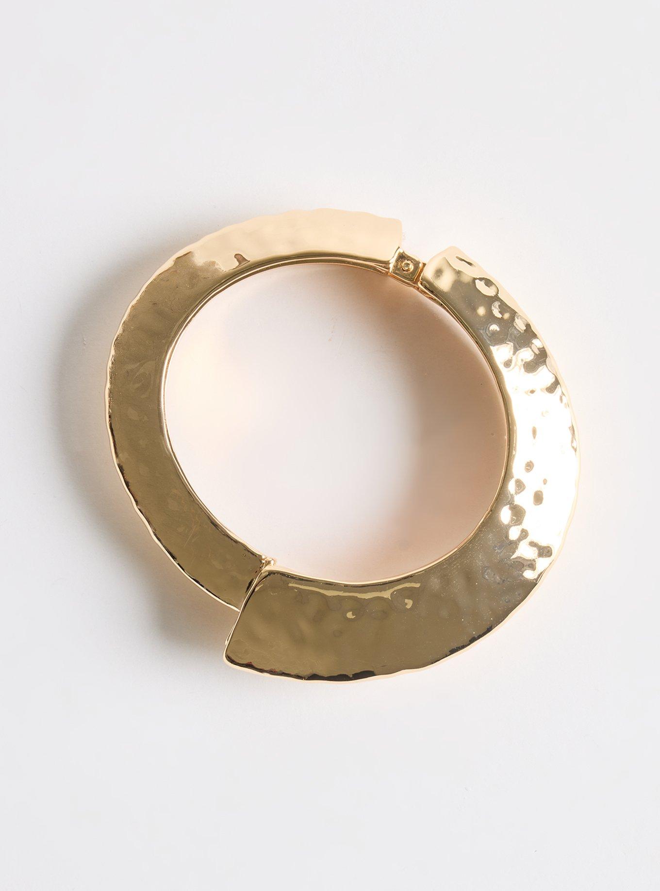 Structural Statement Cuff Bracelet, GOLD, hi-res