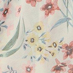 Cocoon Kimono, FAWNA FLORAL IVORY, swatch