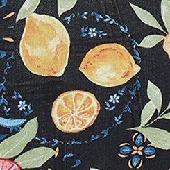 Cocoon Kimono, FRUITY PICNIC BLACK, swatch