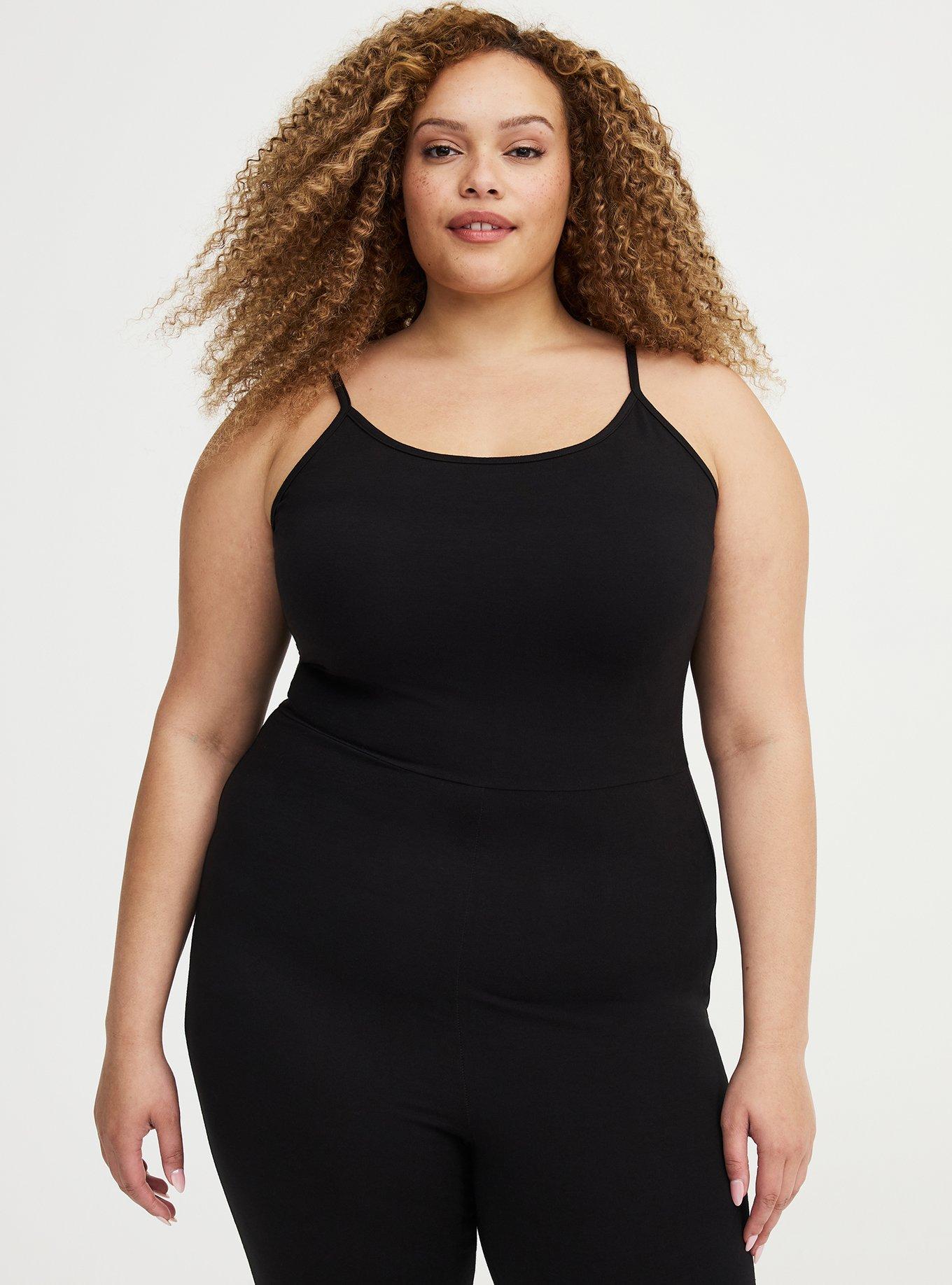 Full-Length Flare Catsuit, DEEP BLACK, alternate