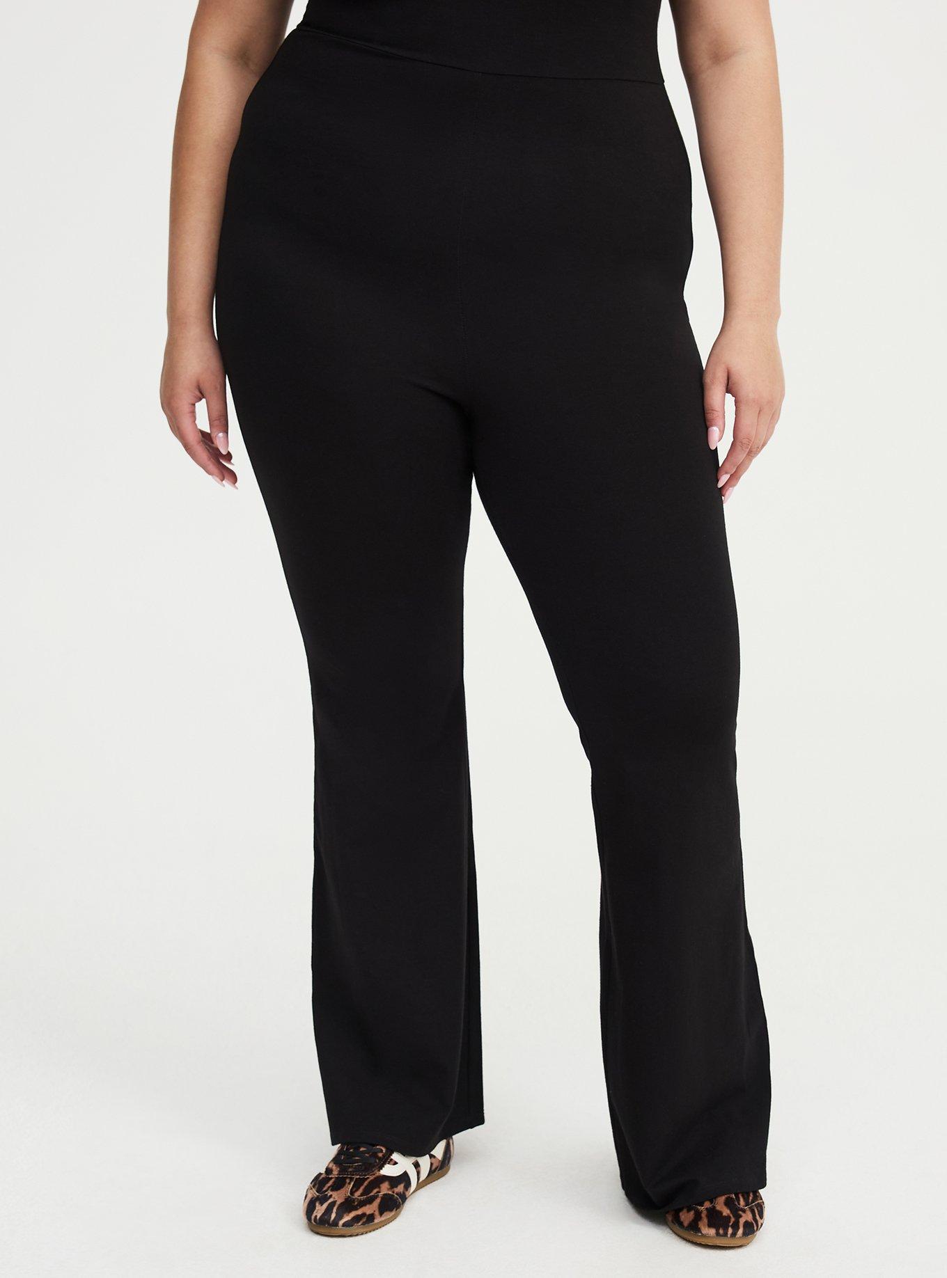 Full-Length Flare Catsuit, DEEP BLACK, alternate