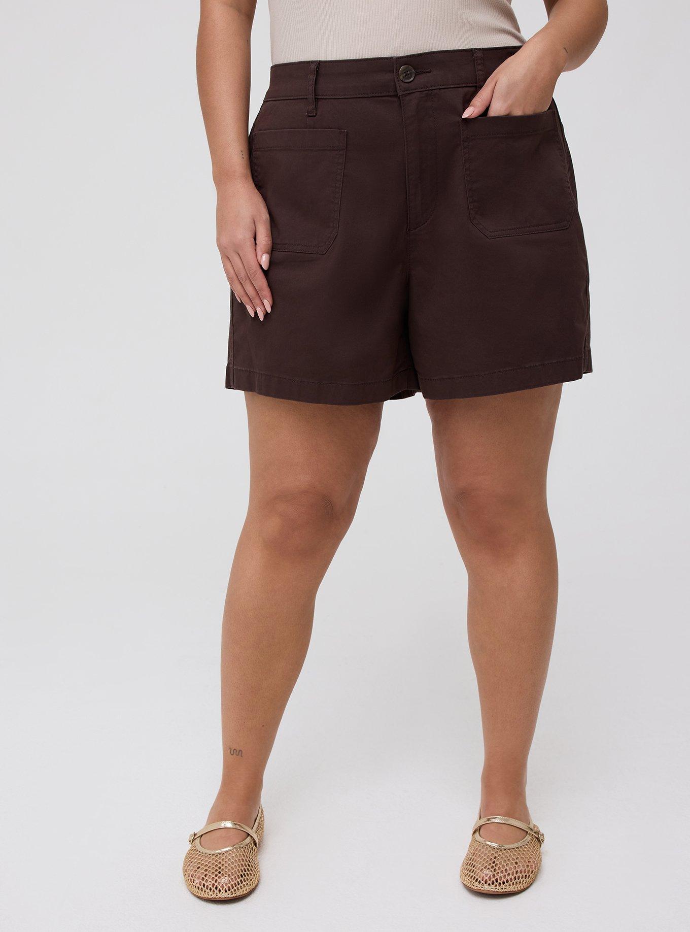 Lightweight High-Rise Twill Short, JAVA, alternate