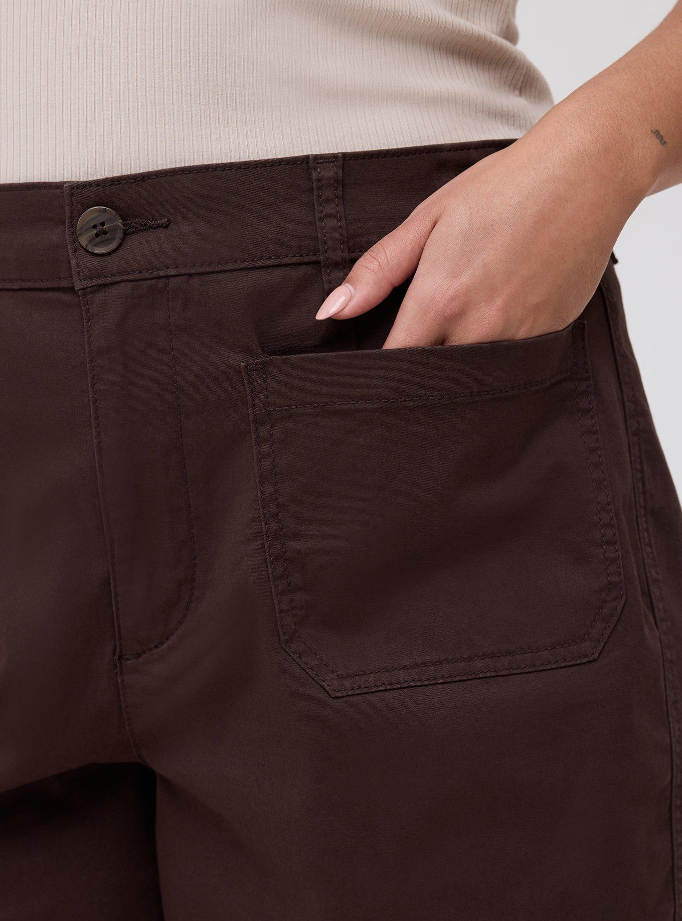 Lightweight High-Rise Twill Short, JAVA, alternate